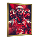 Basketball Game Face - Sport Basketball Canvas Wall Art