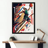 Basketball Slam Dunk - Sport Basketball Canvas Wall Art