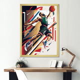 Basketball Slam Dunk - Sport Basketball Canvas Wall Art