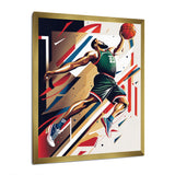 Basketball Slam Dunk - Sport Basketball Canvas Wall Art