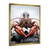 Coral Grey Animal Lobster - Lobster Wall Decor