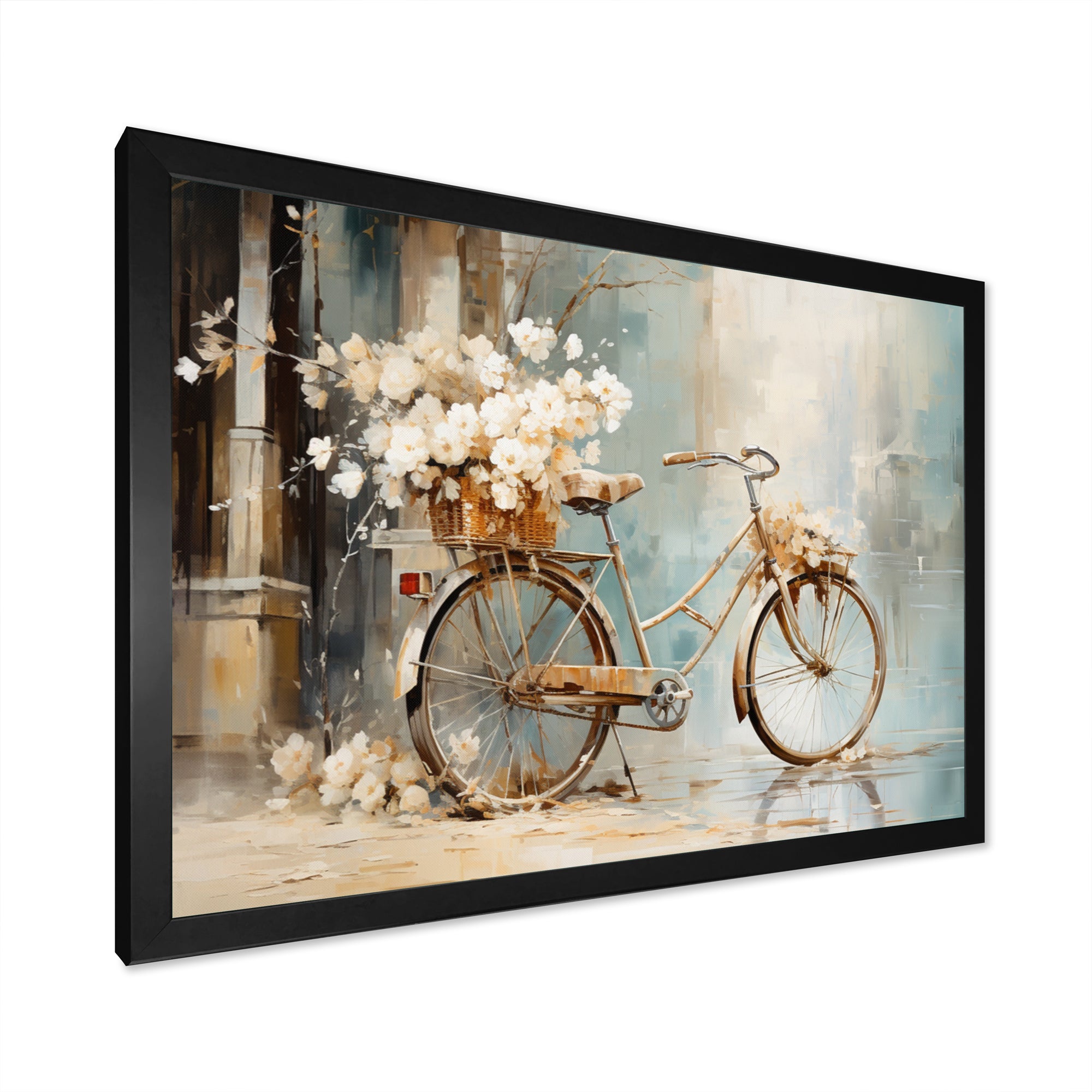 Bicycle Tranquil Pedaling I - Bicycle Canvas Wall Art