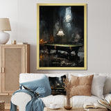 Billard Billiard Noir - Billiards Canvas Wall Art