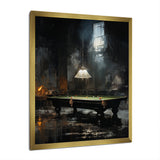 Billard Billiard Noir - Billiards Canvas Wall Art