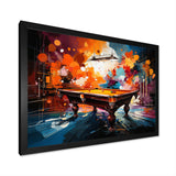Billard Vibrant Break I - Billiards Canvas Wall Art