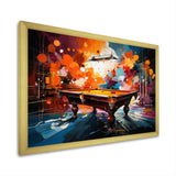 Billard Vibrant Break I - Billiards Canvas Wall Art