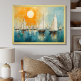 Boat Abstract Coastline I - Boat Canvas Wall Art