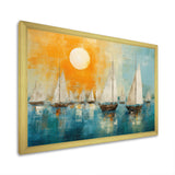 Boat Abstract Coastline I - Boat Canvas Wall Art