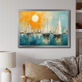 Boat Abstract Coastline I - Boat Canvas Wall Art