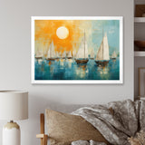 Boat Abstract Coastline I - Boat Canvas Wall Art
