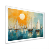 Boat Abstract Coastline I - Boat Canvas Wall Art