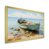 Boat Coastal Melodies - Boat Canvas Wall Art