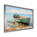 Boat Coastal Melodies - Boat Canvas Wall Art