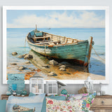 Boat Coastal Melodies - Boat Canvas Wall Art