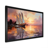 Sail Boat Dreamy Regatta I - Boat Canvas Wall Art