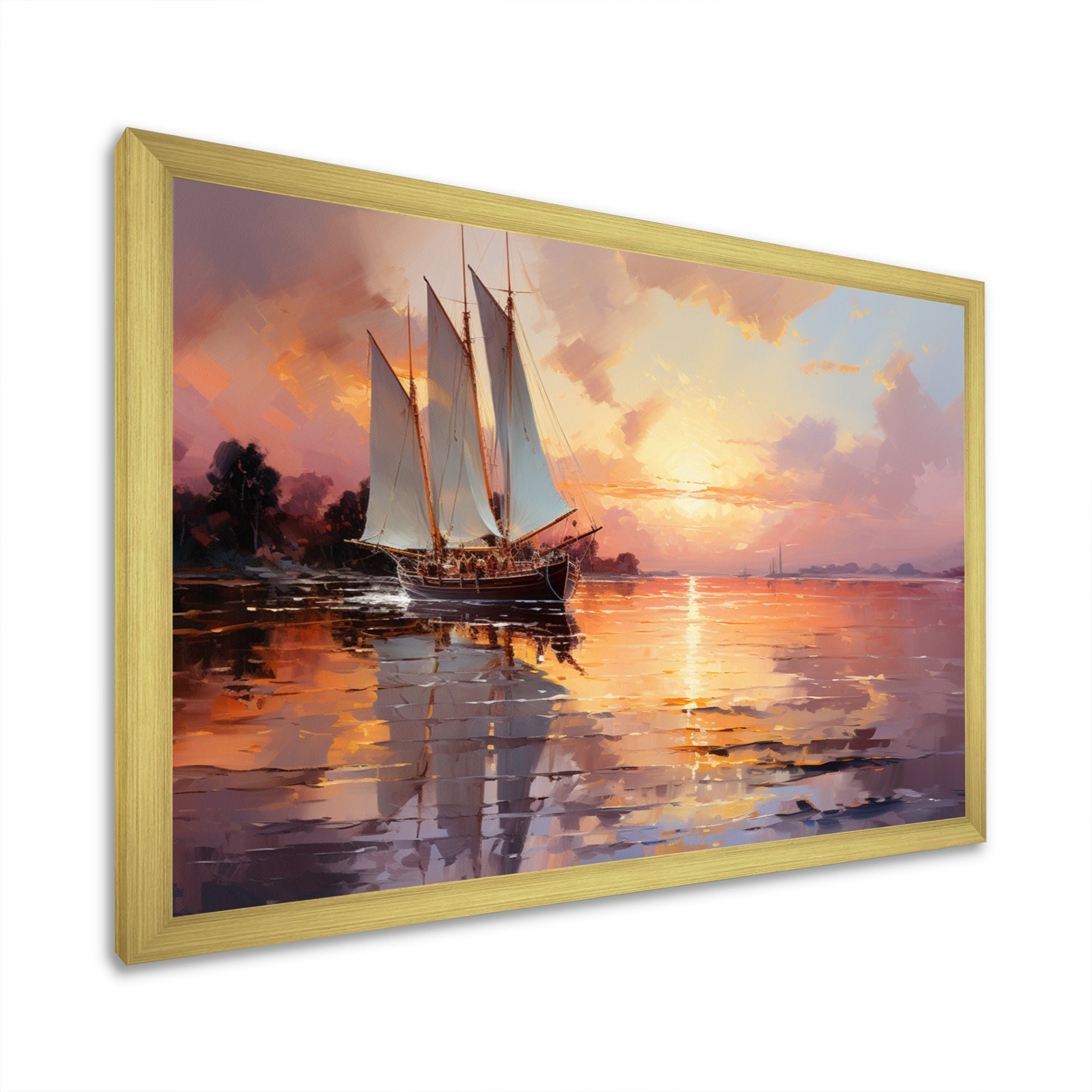 Sail Boat Dreamy Regatta I - Boat Canvas Wall Art