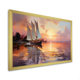 Sail Boat Dreamy Regatta I - Boat Canvas Wall Art