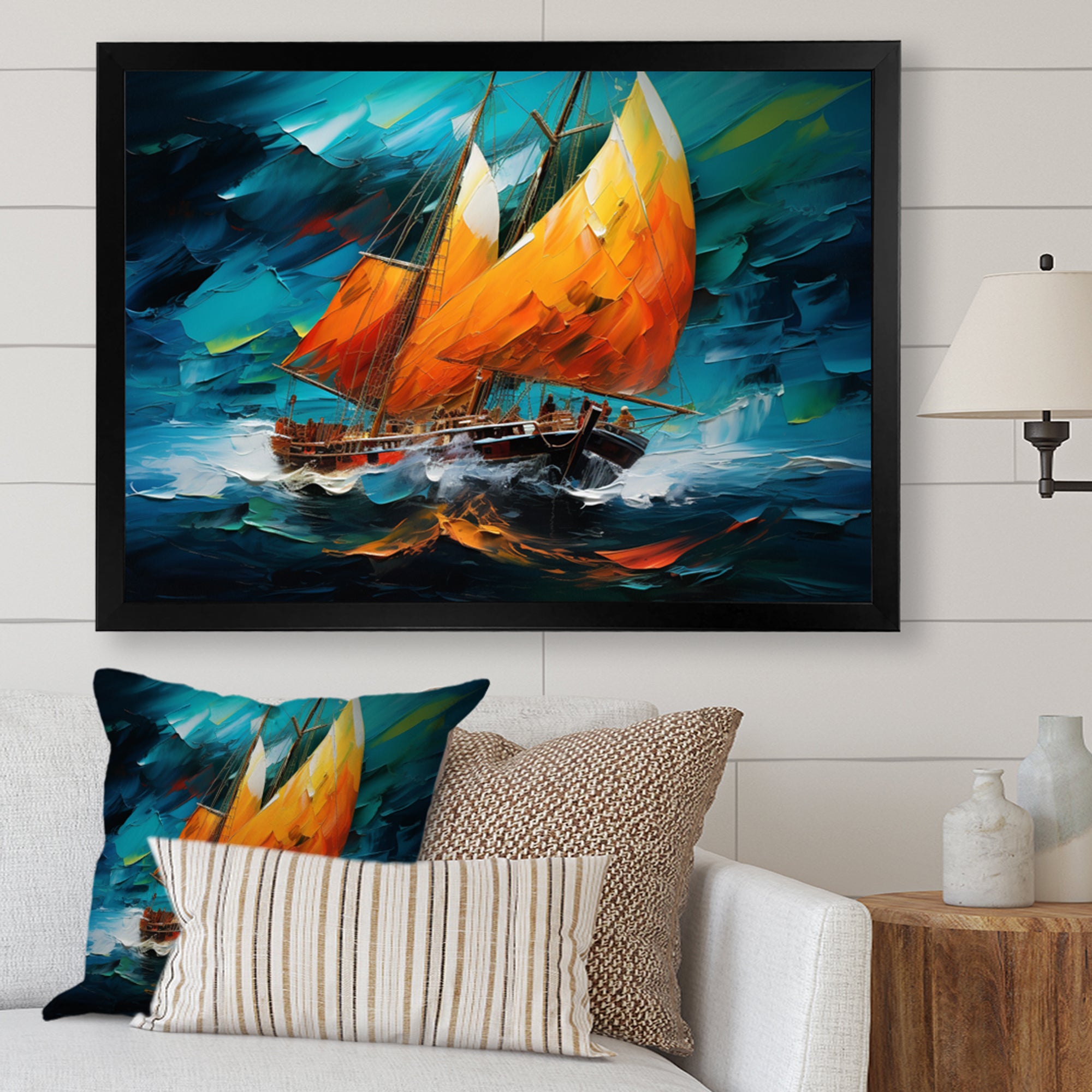 Boat Maritime Fusion - Boat Canvas Wall Art