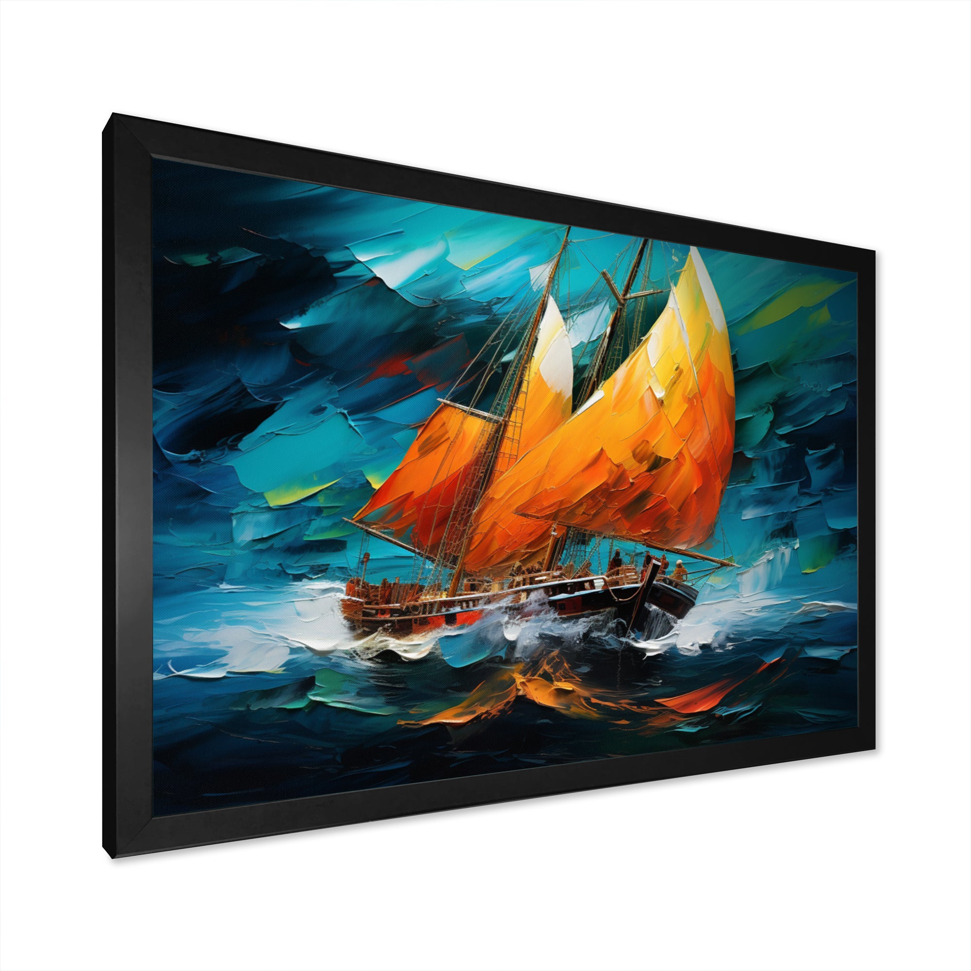 Boat Maritime Fusion - Boat Canvas Wall Art