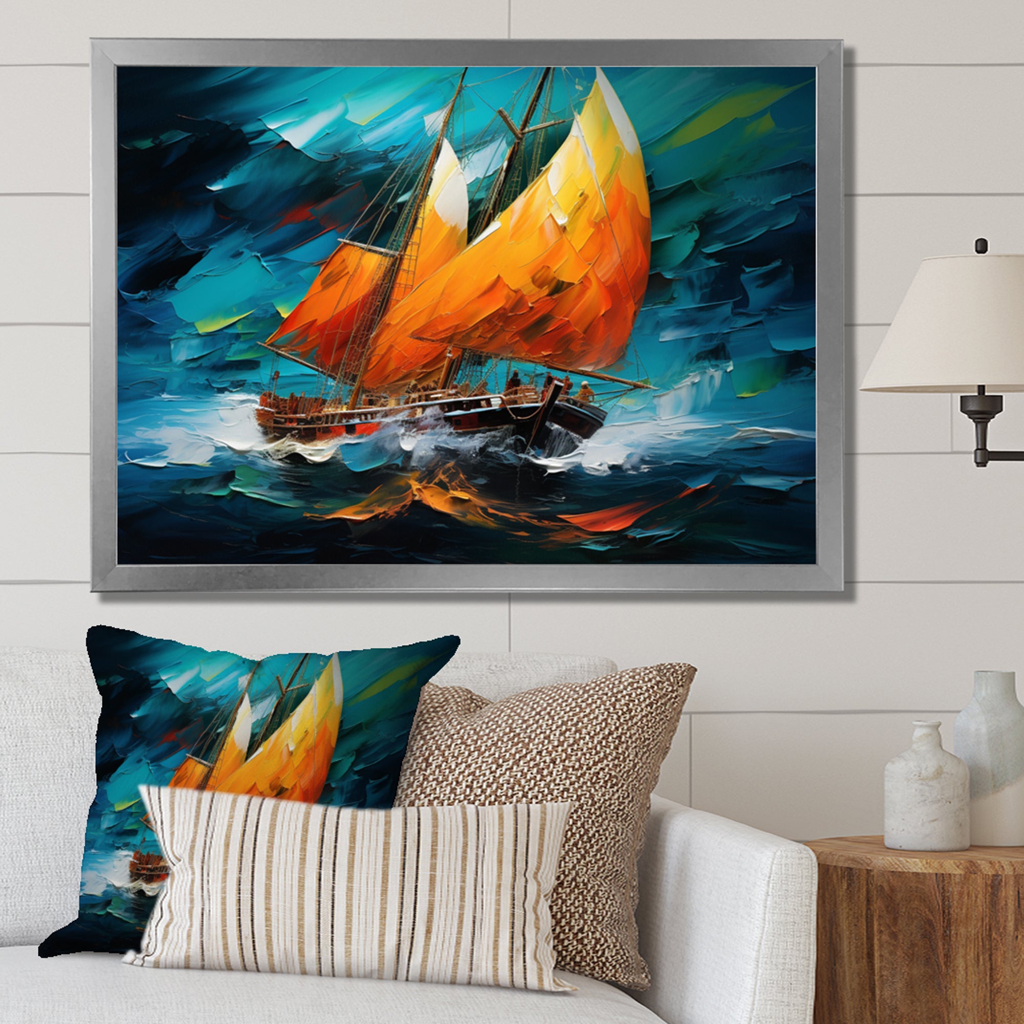 Boat Maritime Fusion - Boat Canvas Wall Art
