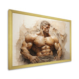 Bodybuilding Eternal Strength I - Aerobic & Bodybuilding Canvas Wall Art