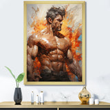 Bodybuilding The Flex - Aerobic & Bodybuilding Canvas Wall Art