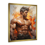 Bodybuilding The Flex - Aerobic & Bodybuilding Canvas Wall Art