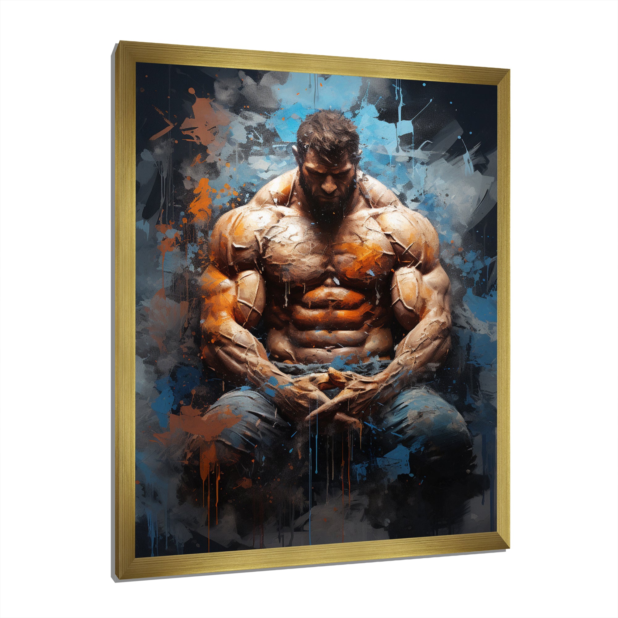 Bodybuilding The Power - Aerobic & Bodybuilding Canvas Wall Art