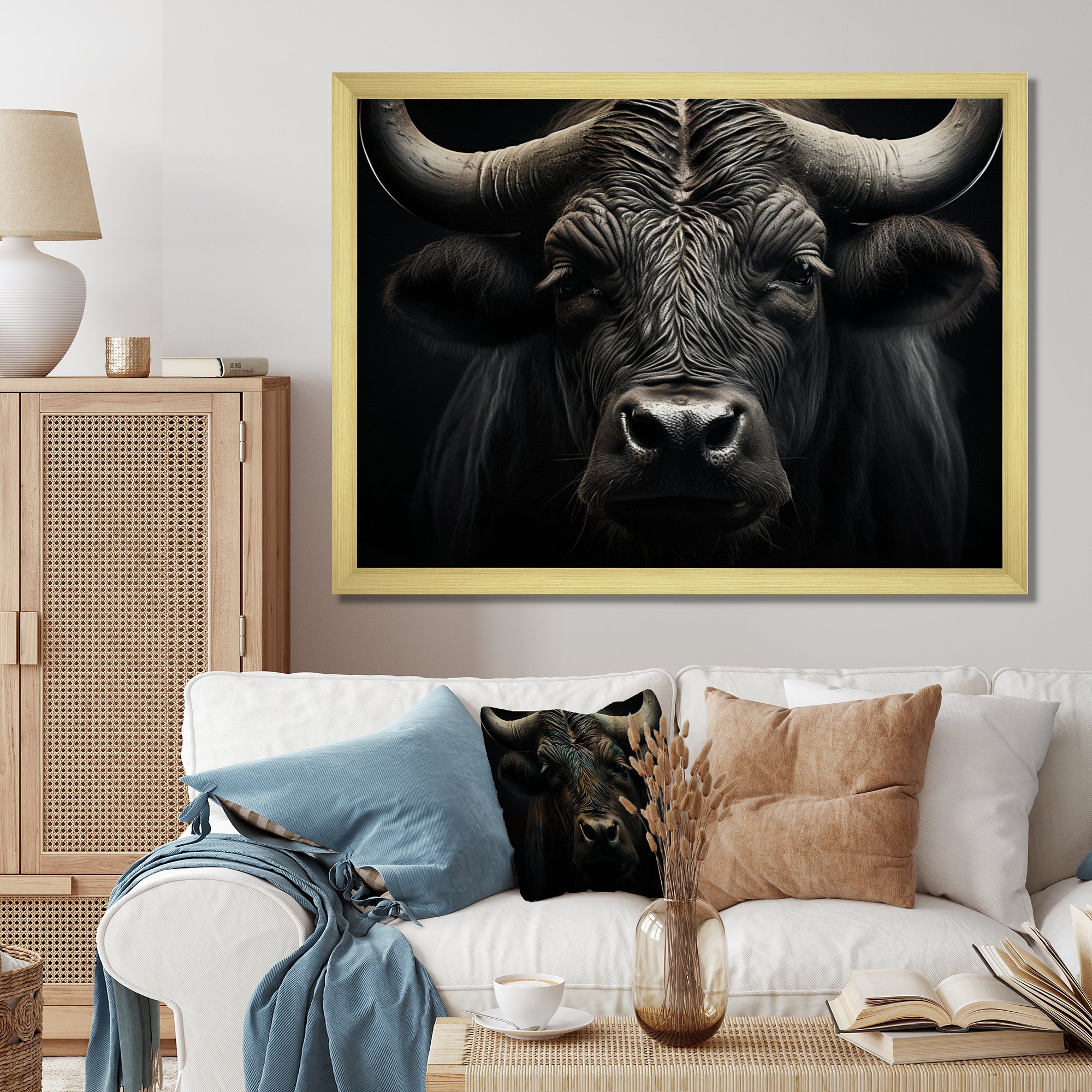 Black White Buffalo Whispers Of Wisdom - Buffalo Wall Decor