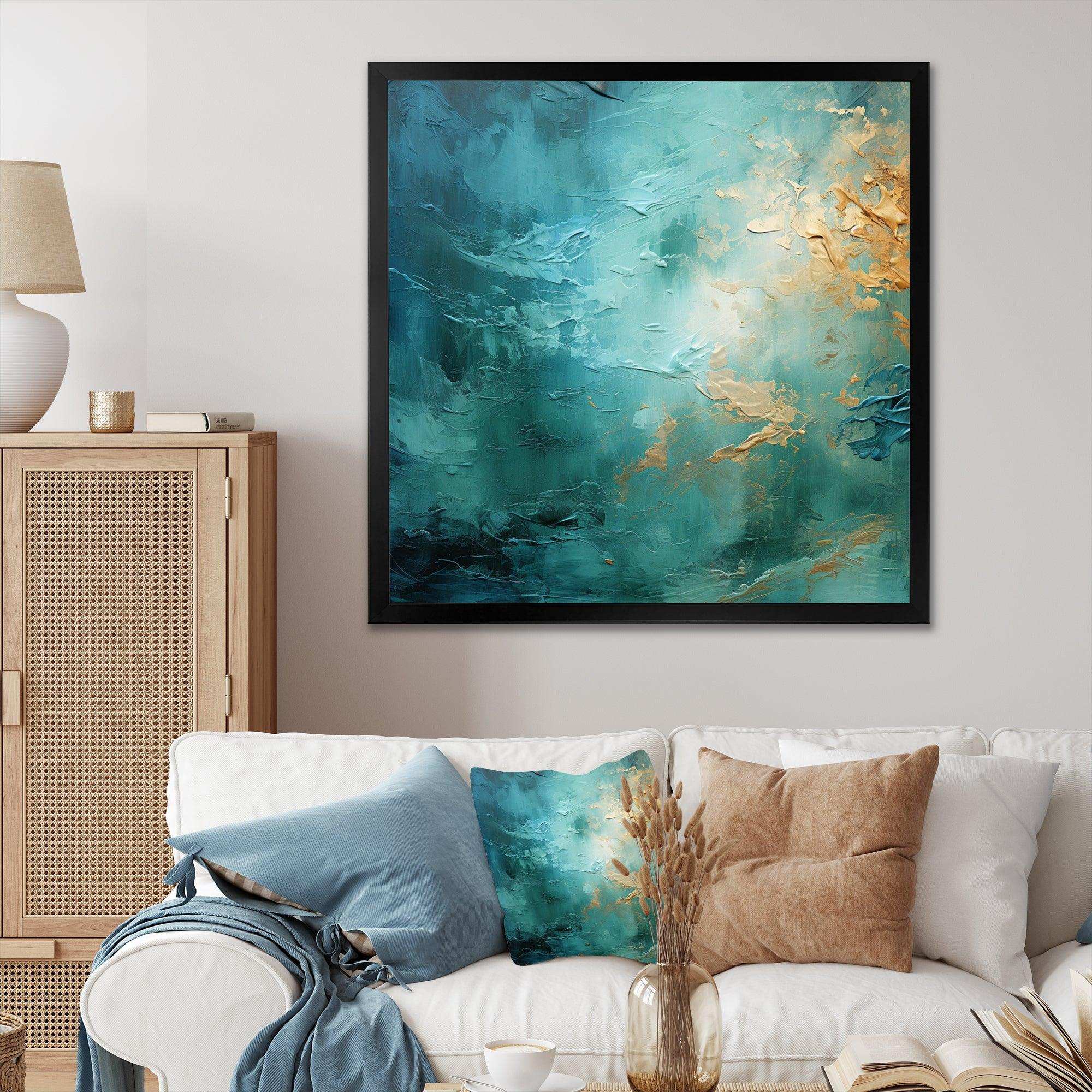 Teal Oasis III - Landscapes Canvas Wall Art