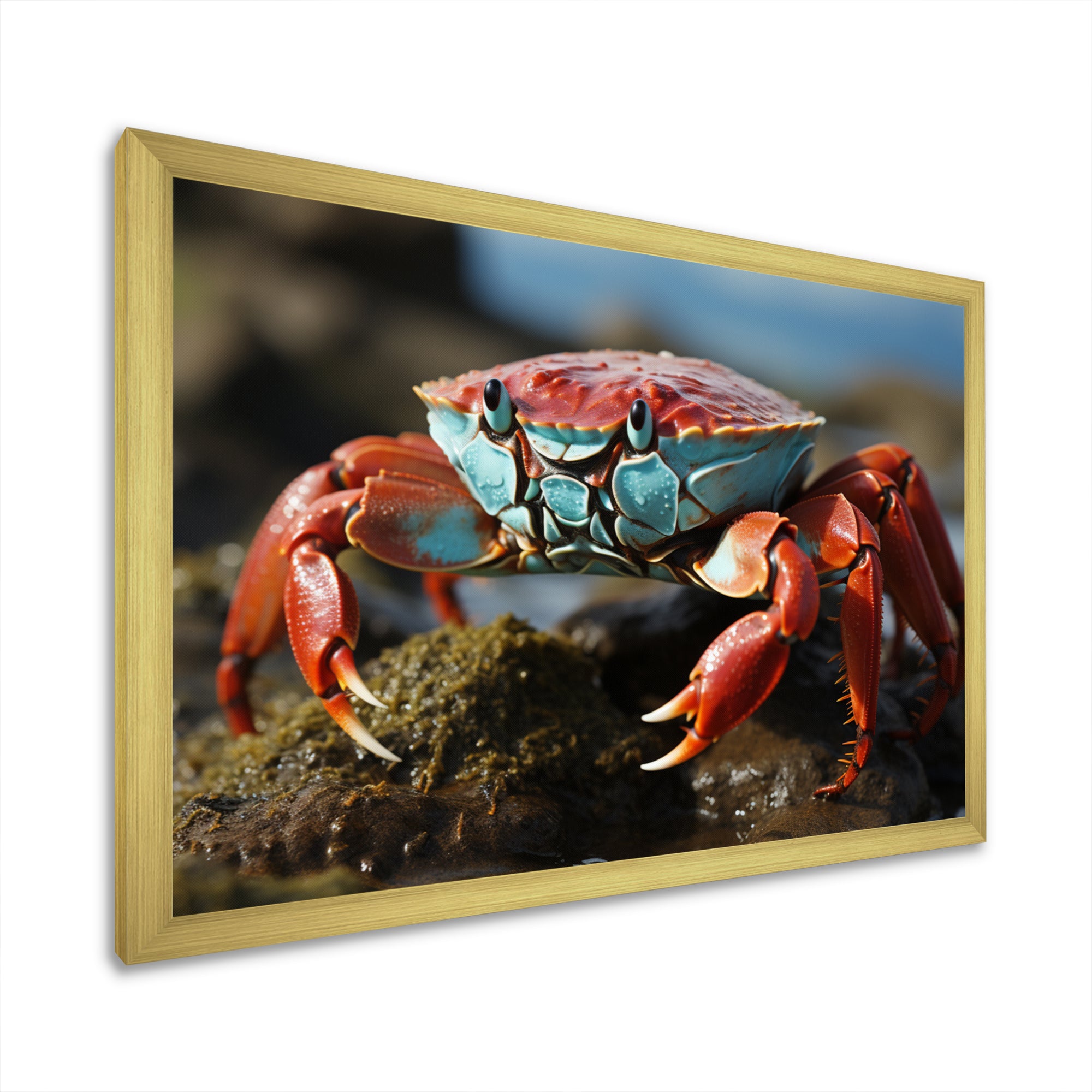 Crab Coastal Scavenger - Crab Home Decor Art