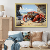 Crabs Corner - Crab Canvas Wall Art