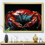 Crab Portrait - Crab Canvas Wall Art