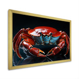 Crab Portrait - Crab Canvas Wall Art