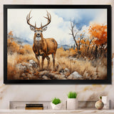 Deer Golden Serenity - Deer Wall Decor