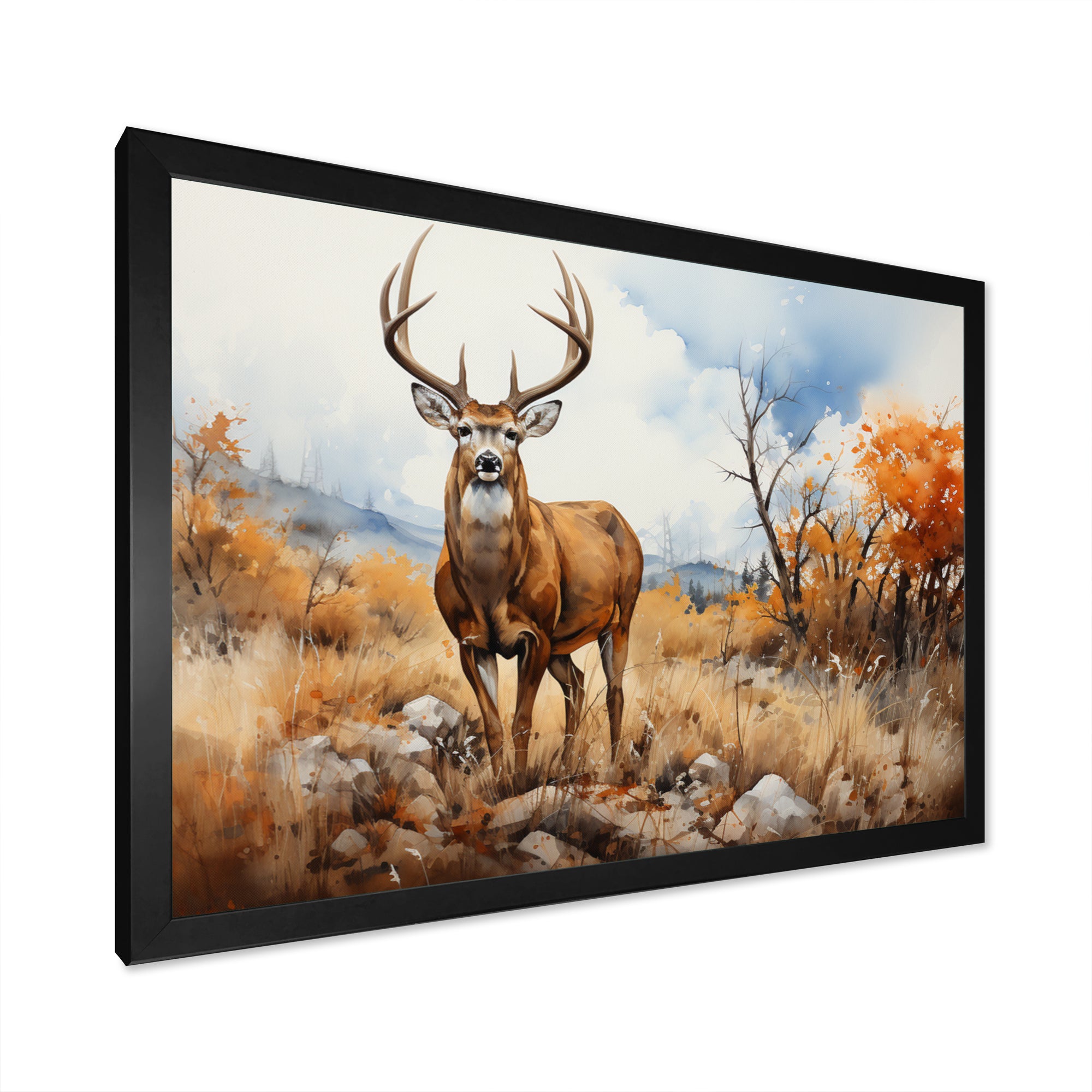 Deer Golden Serenity - Deer Wall Decor