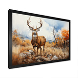 Deer Golden Serenity - Deer Wall Decor