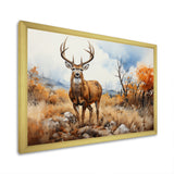 Deer Golden Serenity - Deer Wall Decor