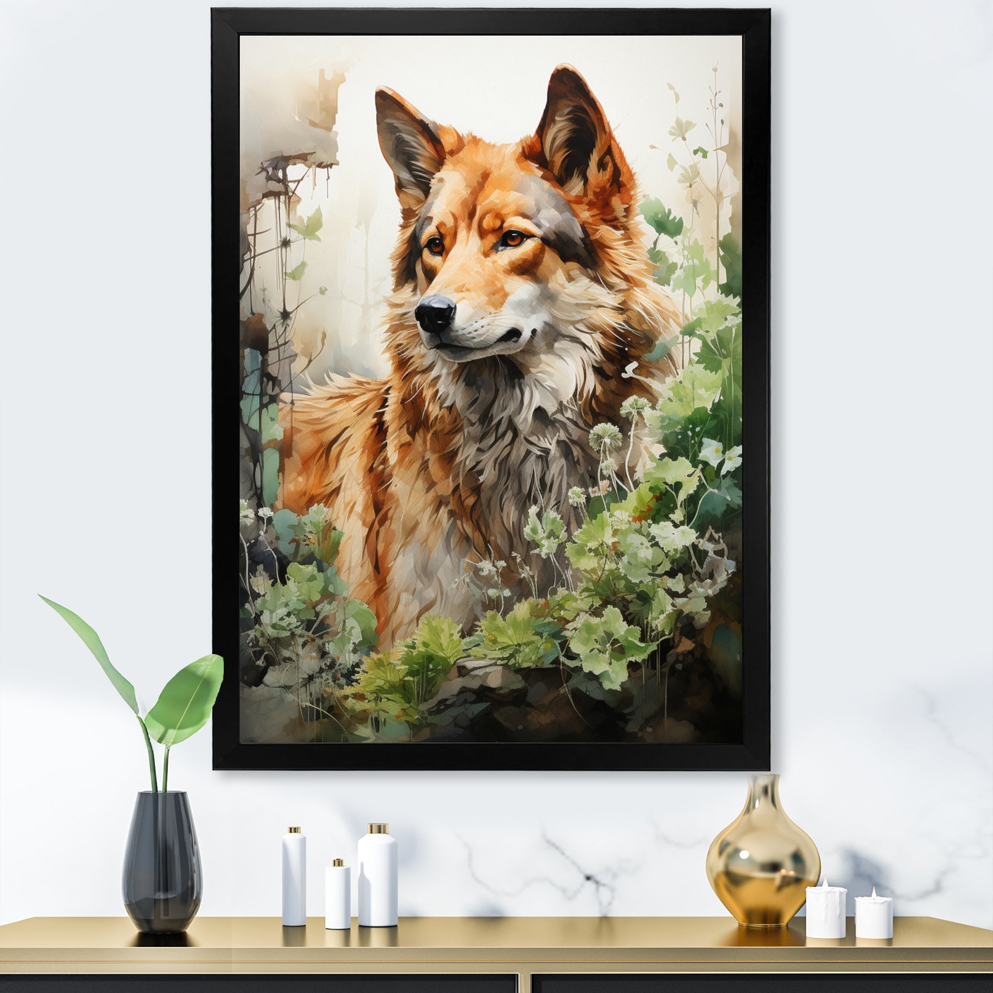 Wolf Whispers Of The Forest - Deer Wall Art Prints