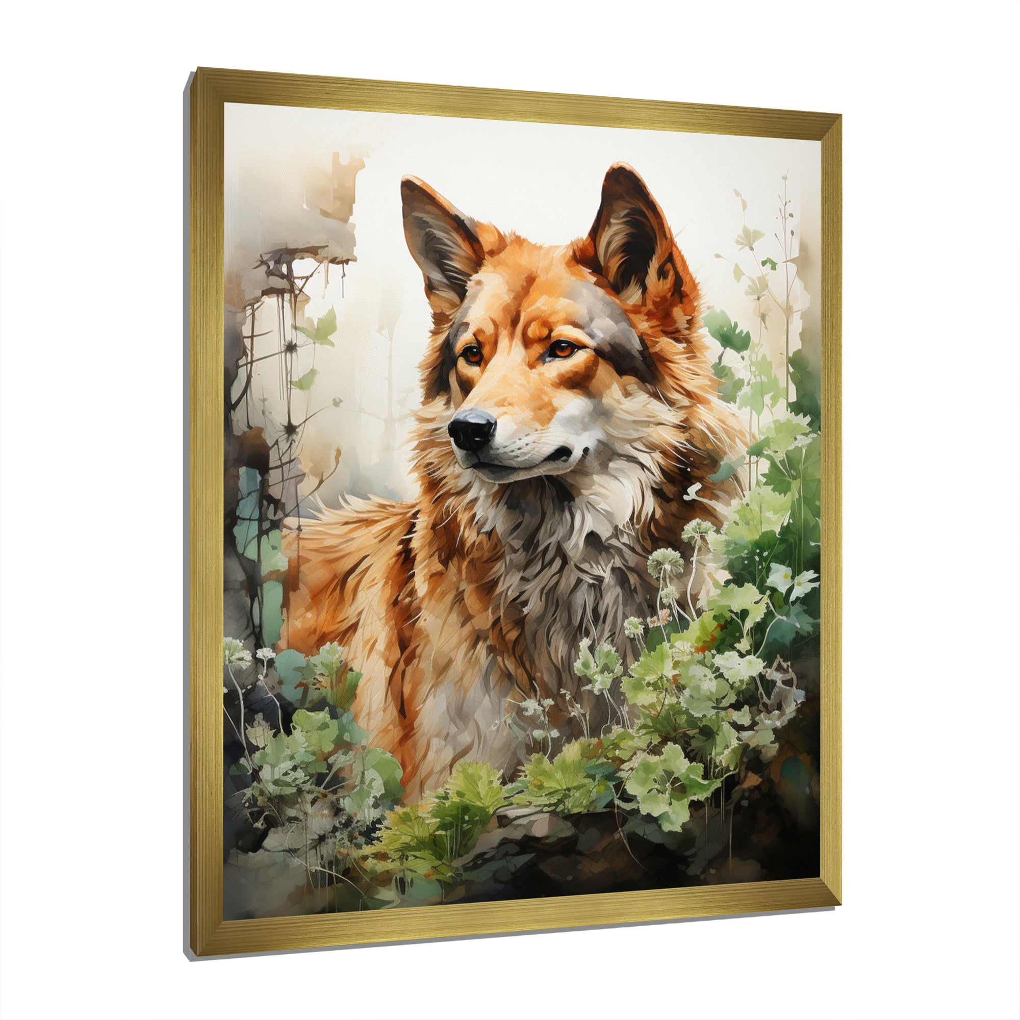 Wolf Whispers Of The Forest - Deer Wall Art Prints