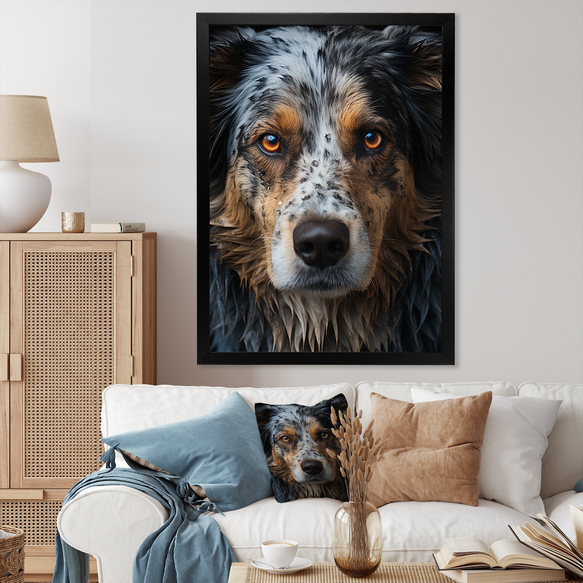 Dog Animal - Dog Living Room Wall Art