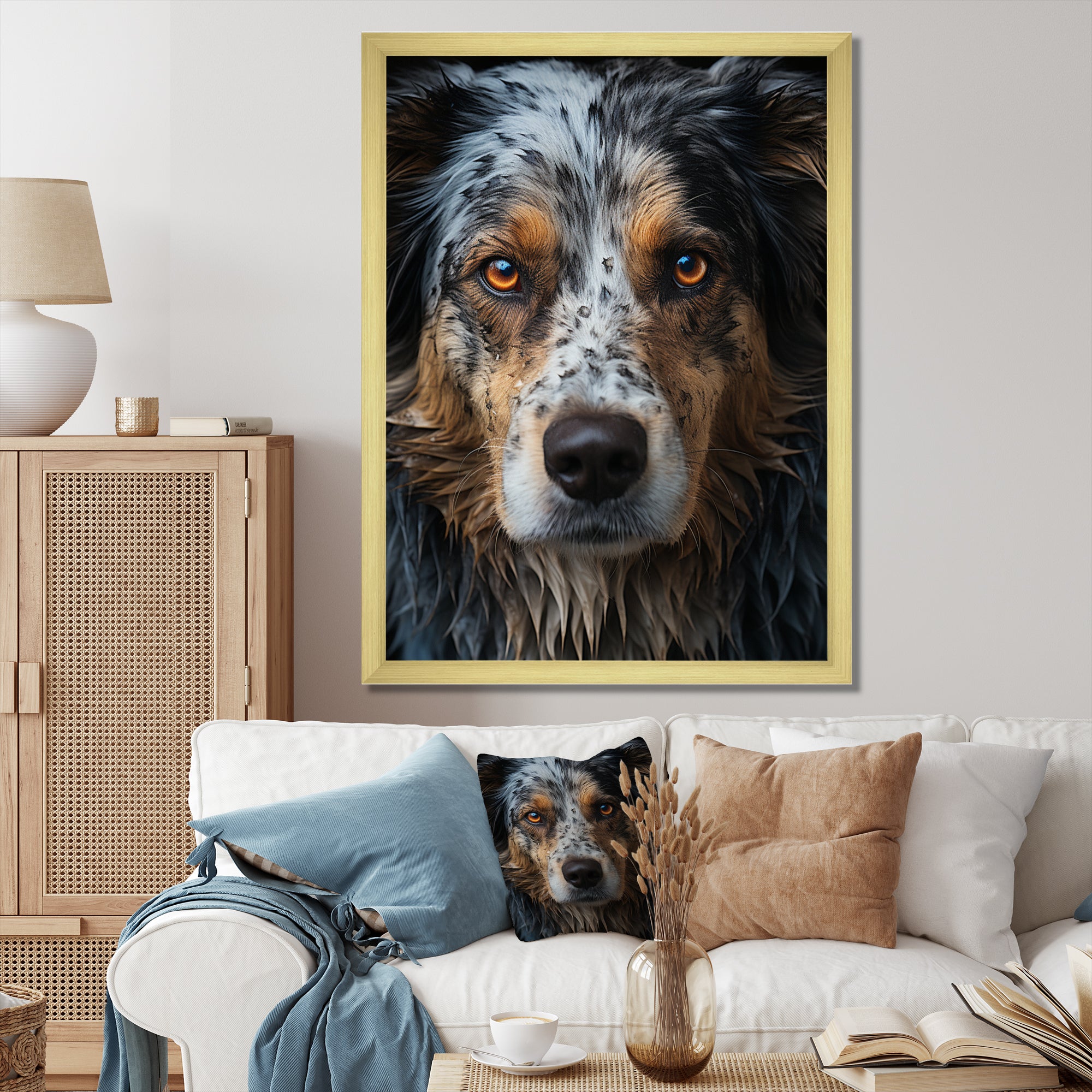 Dog Animal - Dog Living Room Wall Art