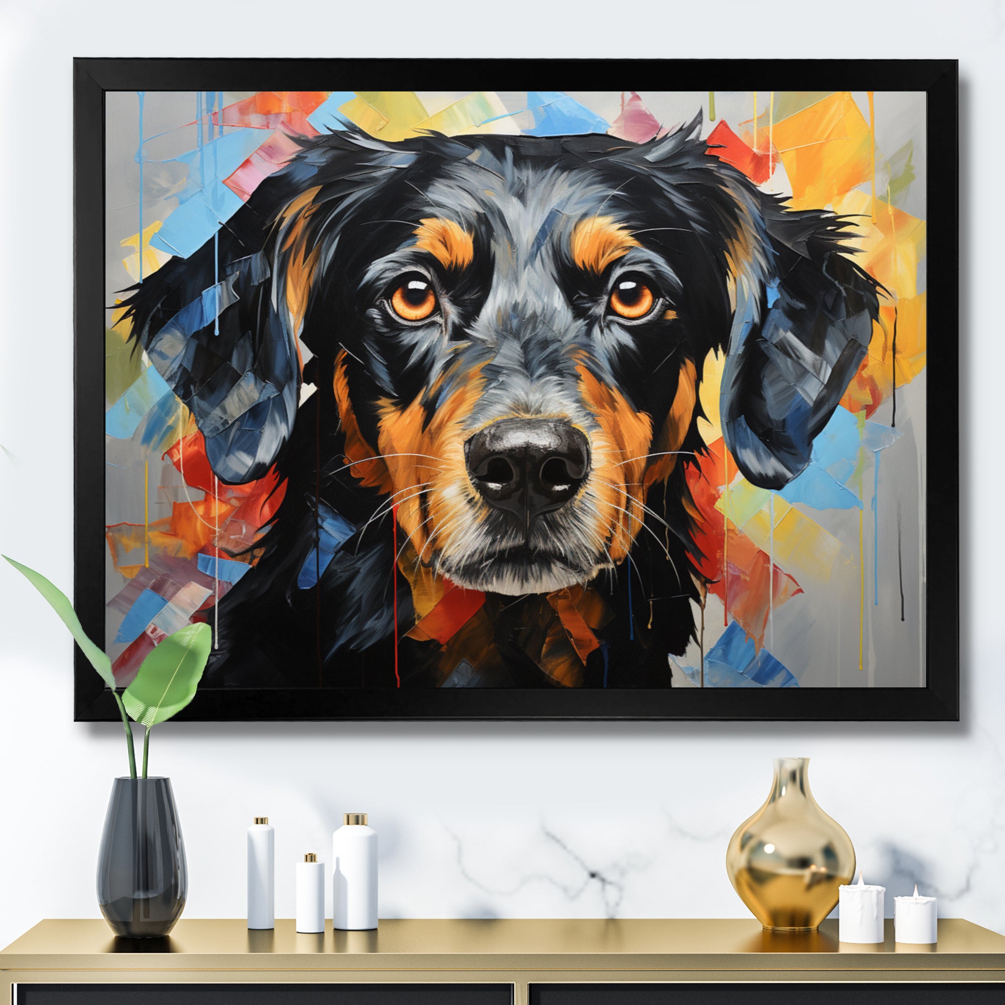 Dog Canine Companion Collage - Dog Bedroom Wall Art
