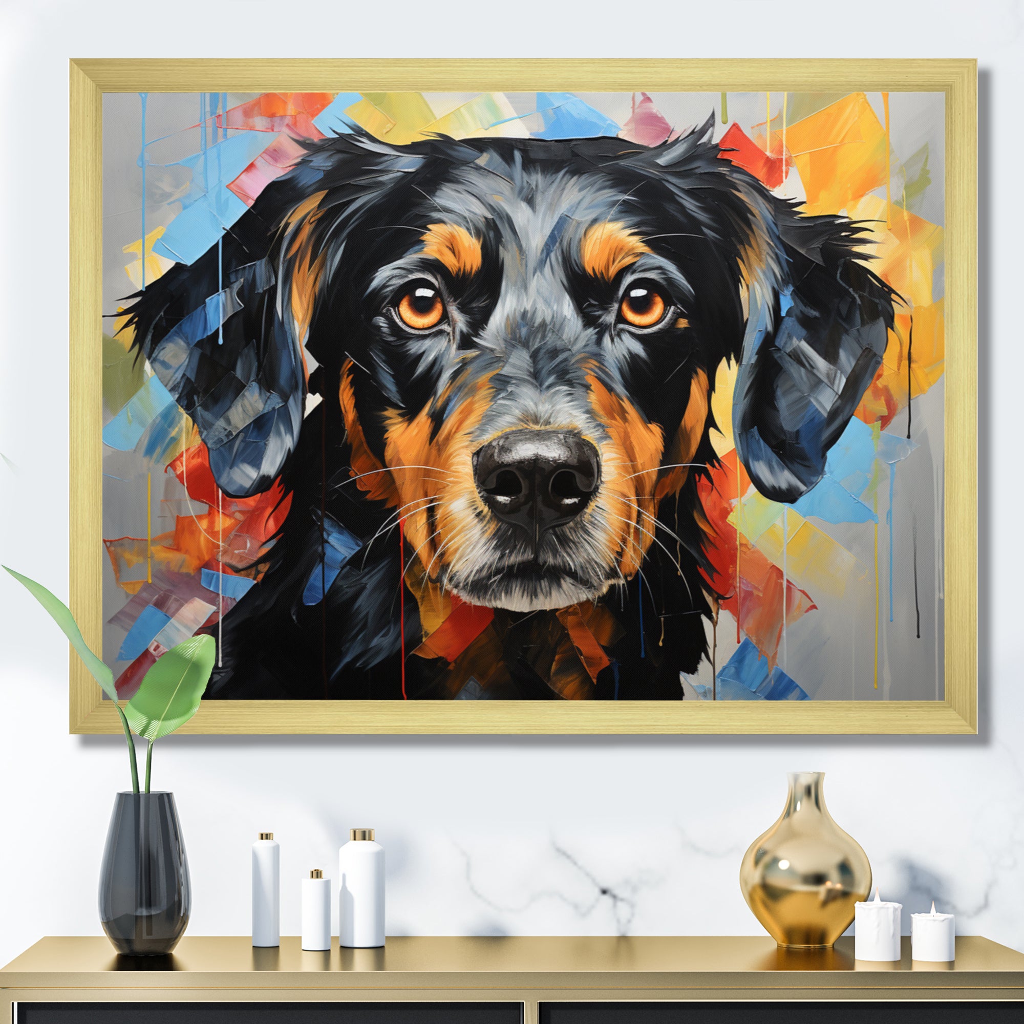 Dog Canine Companion Collage - Dog Bedroom Wall Art
