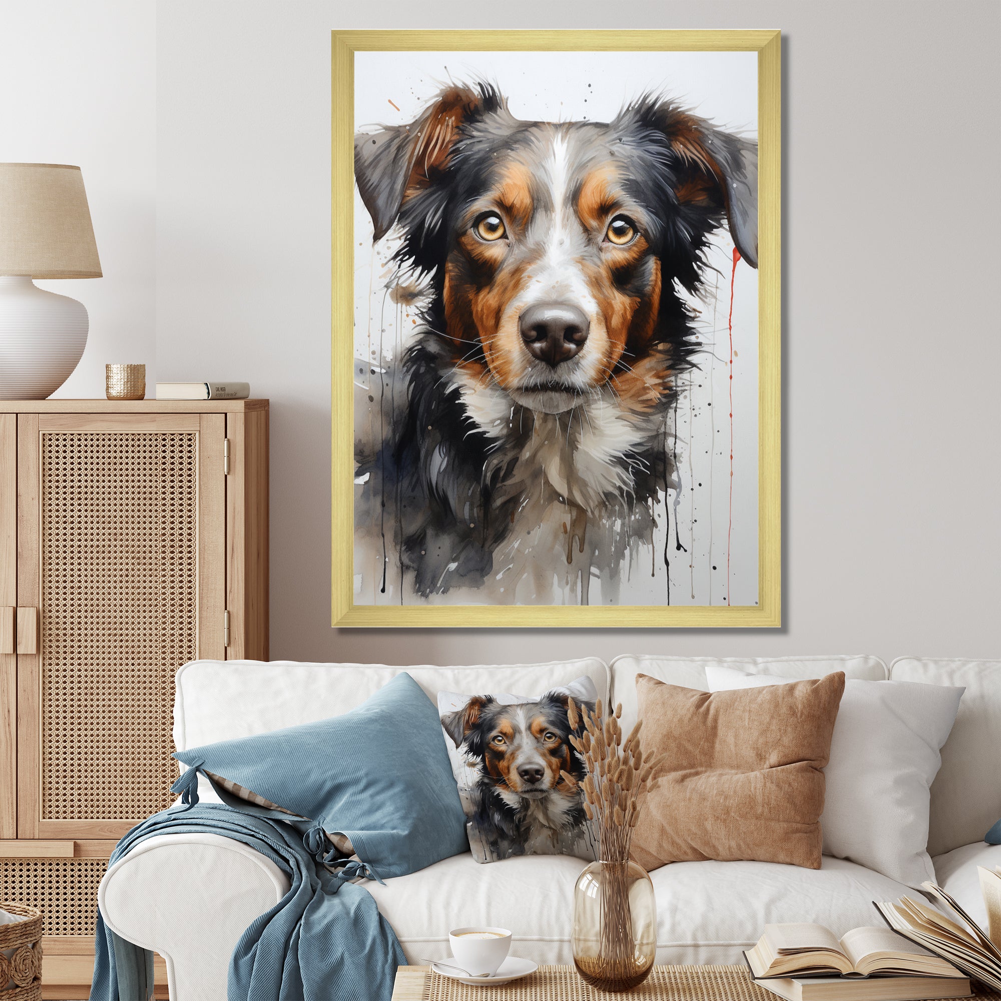 Dog Inquisitive Canine - Dog Wall Decor