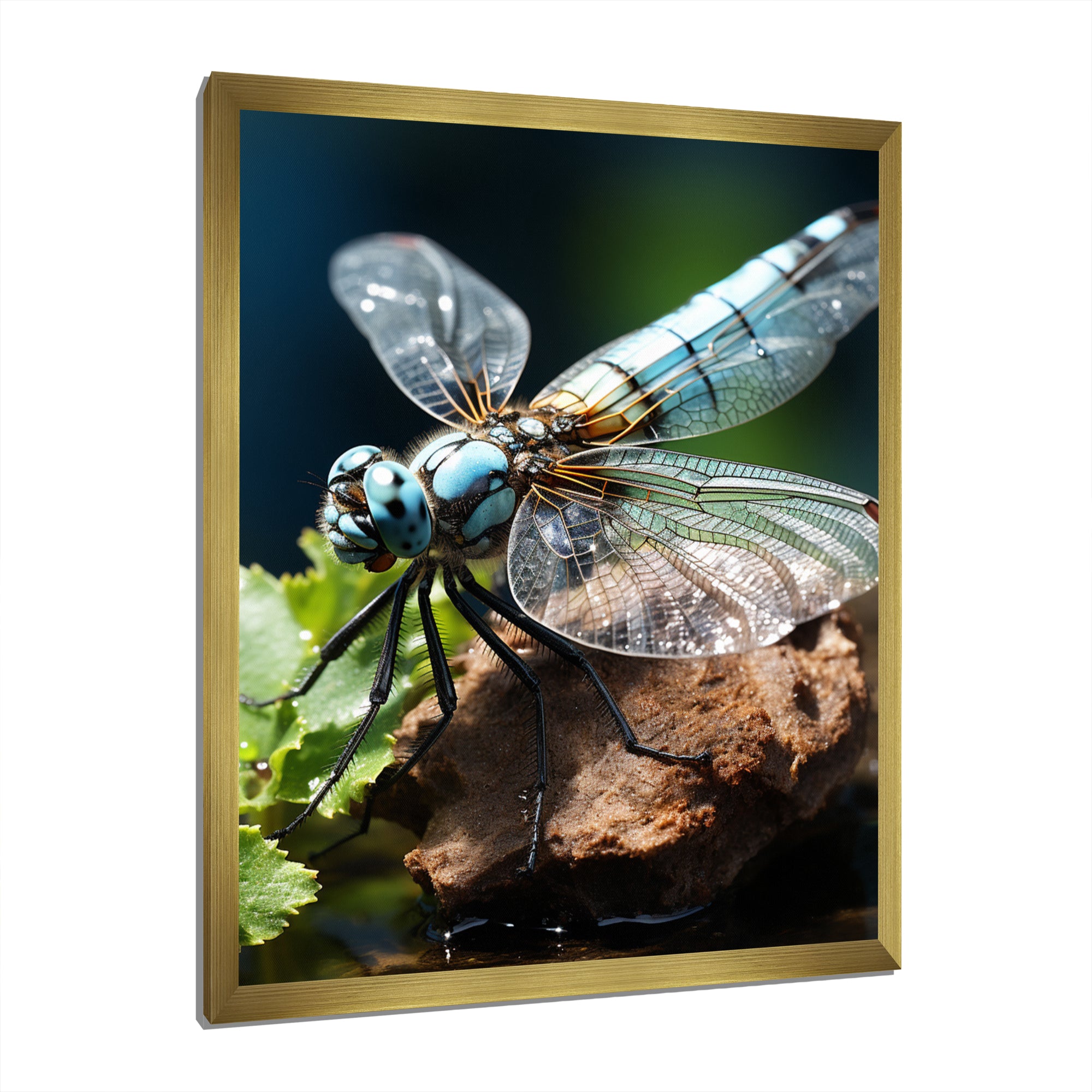 White Dragonfly Insects Flight - Dragonfly Wall Art Prints