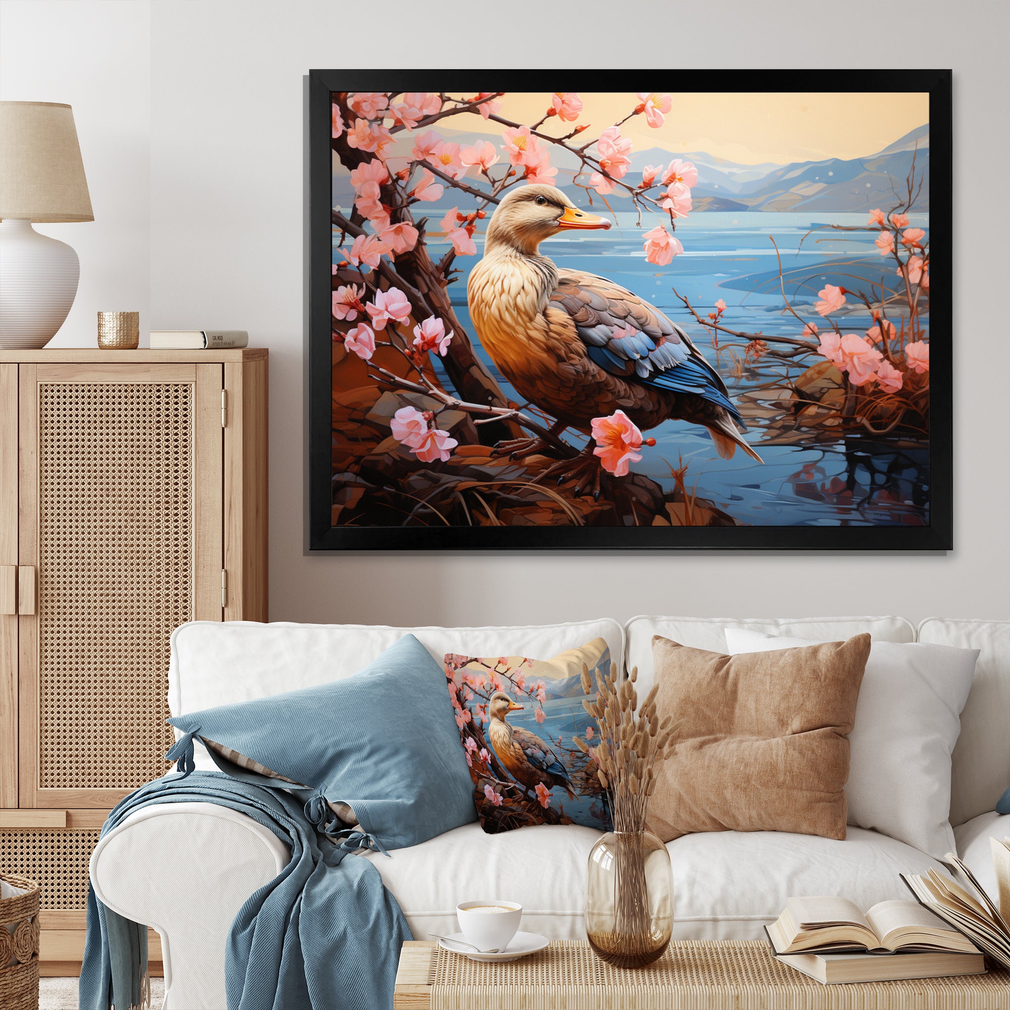 Duck Journey Pastoral - Duck Bedroom Wall Art