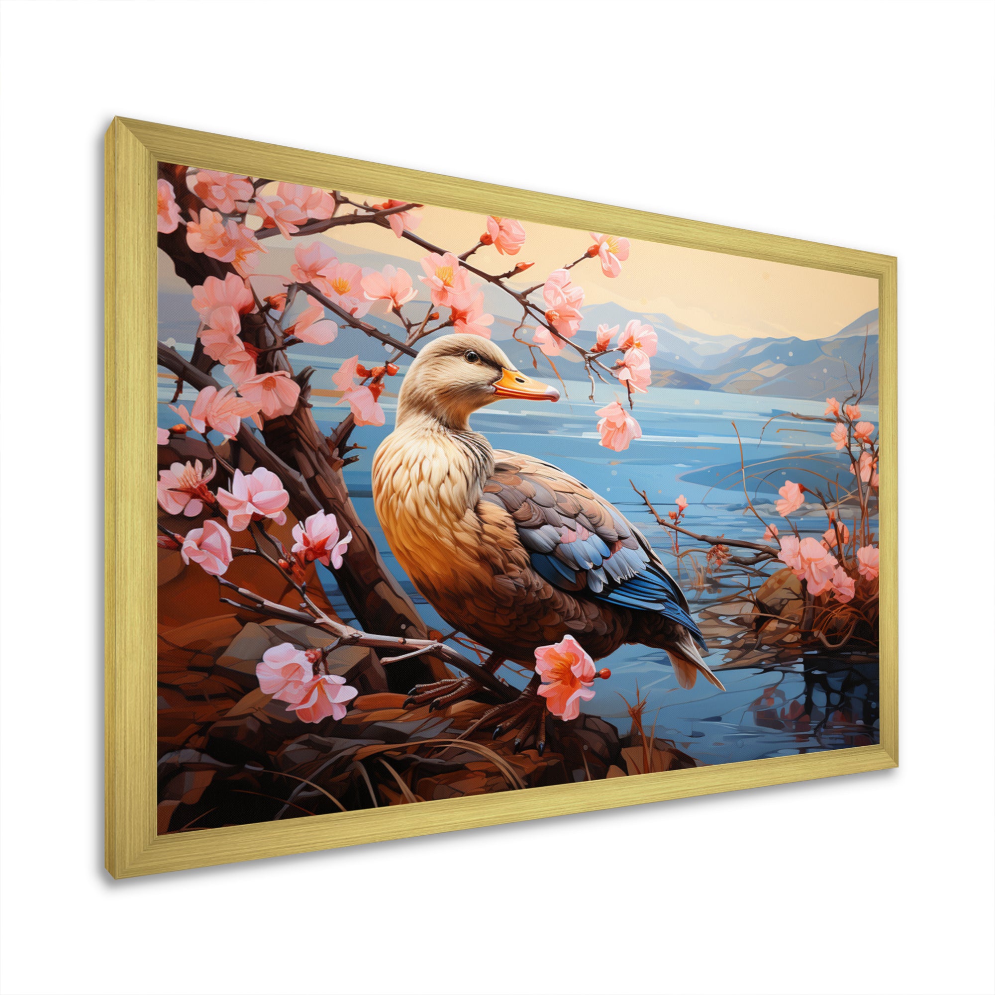 Duck Journey Pastoral - Duck Bedroom Wall Art