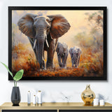 Elephant Family Guardianship - Elephant Wall Art Prints