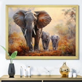 Elephant Family Guardianship - Elephant Wall Art Prints